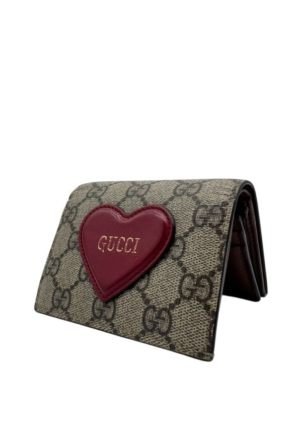 GUCCI - GG SUPREME HEART MOTIF WALLET - Image 7